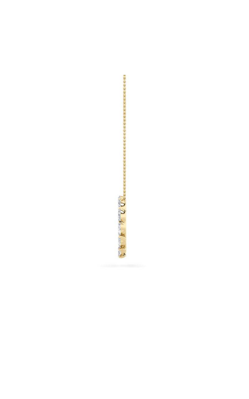 14K Yellow Gold Necklace KJ00063P.MQ-2-22G