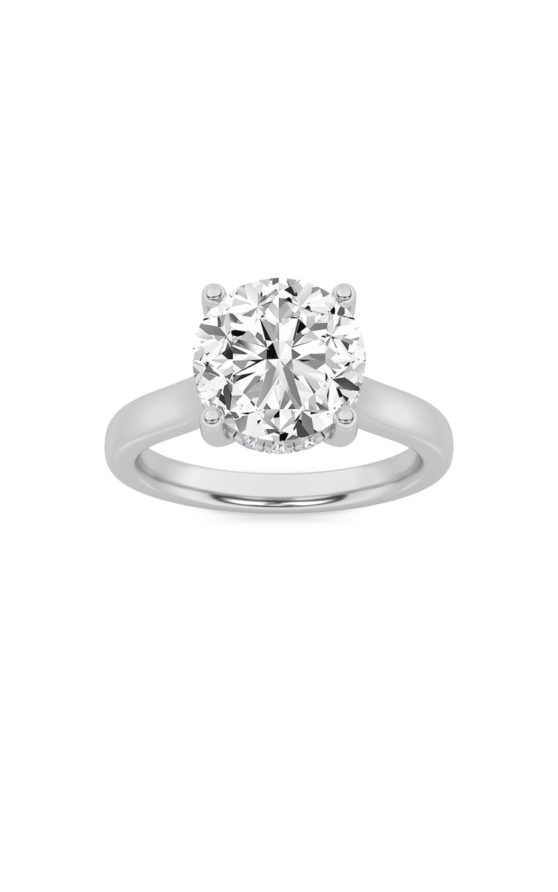 2Cttw Elongated Cushion Shaped Lab Grown Diamond (F/VS) Classic Cathedral Shank Engagement Ring in 14K Gold